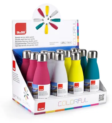Image de Ibili Colorful Bouteille Thermos 350ml Transparent Transparent One Size