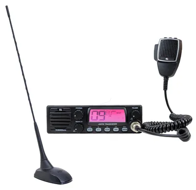 Obrázok produktu pre Sada CB vysielačiek CB TTi TCB-900 EVO + CB anténa PNI Extra 48 s magnetickým uchytením