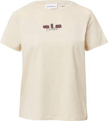 Produktbild von comma T-Shirt Relaxed Fit aus Jersey-Stoff mit Frontprint im Casual-Look
