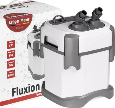 Immagine prodotto di filtro esterno a canestro per acquari da 50 a 120 litri, Kruger Meier Fluxion Elite 800 PRO, a risparmio energetico, con regolazione della portata