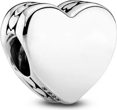 Zdjęcie produktu dla Pandora 792015 Charm Ladies Heart Engraving Sterling Silver