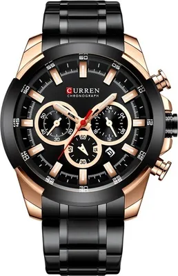 Obrázok produktu pre Hodinky CURREN FI-14218 - Čierne pánske hodinky KP14218