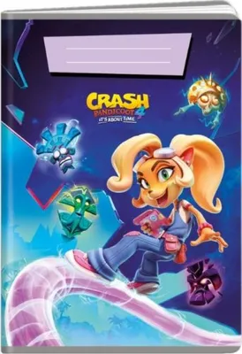 Obrázok produktu pre Zápisník A4 Coco Bandicoot, linajkovaný 444