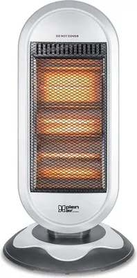 Immagine prodotto di Plein Air - Riscaldatore a infrarossi ALN-1200 - 3 impostazioni di calore - 1200W - Funzione girevole - Bianco