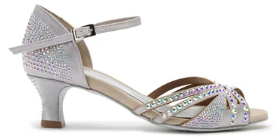 Produktbild von Dancing Queens Sparkle Shine Tanzschuhe Satin - Absatz 5.0 cm flare