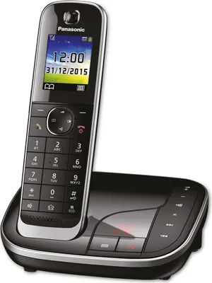 Obrázek produktu pro Panasonic KX-TGJ320, DECT telefon, Hlasitý odposlech, 250 pol., Identifikace volajícího, SMS, Černá