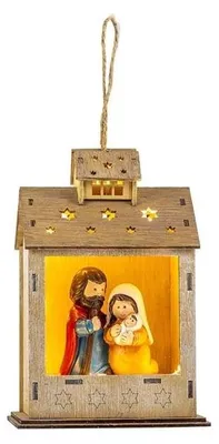 Produktbild von DRW Mysterium auf Holzportal zum Aufhängen, 17 cm