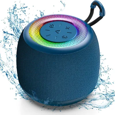 Produktbild von Bluetooth Lautsprecher 40W Tragbar IPX7 Wasserdicht Bluetooth 5.3 TWS Stereo RGB Licht 24H Akku USB TF Outdoor Partybox Musikbox