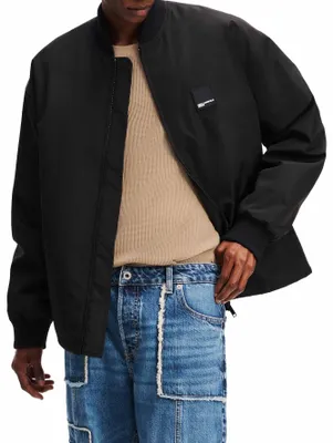 Image de KARL LAGERFELD Jeans - Veste bomber pour hommes, couleur noire, taille M