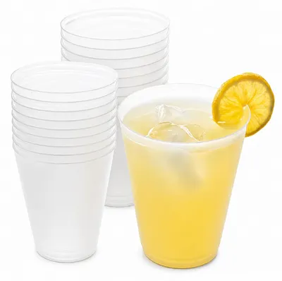 Plastikbecher 480 ml, 25 Stück, spülmaschinengeeignet, BPA-frei