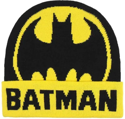 Produktbild von Batman Winter-Mütze Beanie-Mütze Kinder Jungen , Größe:One Size