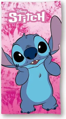Zdjęcie produktu dla Ręcznik Lilo & Stitch - Stitch Pink