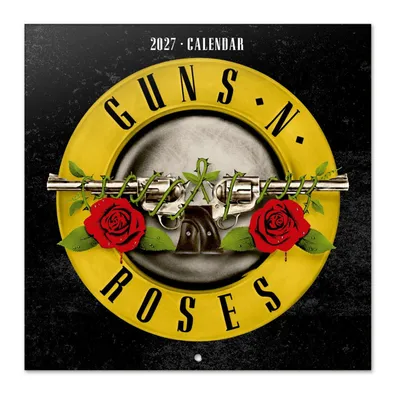 Imagen del producto de Grupo Erik Guns N' Roses. Calendario de pared para 2027. Calendario familiar