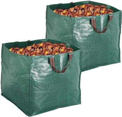 Produktbild von Gartenabfallbehälter 270 Liter, wiederverwendbar, schwer, 2 Stück