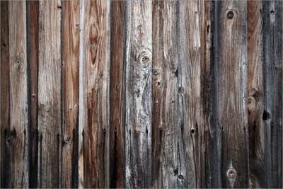 Produktbild von Wallario selbstklebendes Poster - Alte Holzwand - Holzplanken in grau und braun, Größe: 61 x 91,50 cm