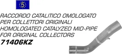 Immagine prodotto di Raccordo catalitico ARROW per collettori originali per Aprilia