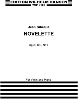 Produktbild von Novellette op.102 no.1 for violin and piano