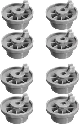 Image de INF Roulettes de panier inférieur pour lave-vaisselle Bosch Siemens - Lot de 8