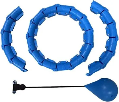 Produktbild von Famanu Hula-Hoop mit Massagefunktion - 24 abnehmbare Segmente, 360 Grad drehbar