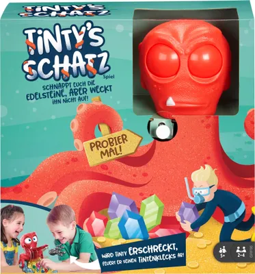 Immagine prodotto di Mattel Games Il tesoro di Tinty, gioco per bambini, gioco di abilità