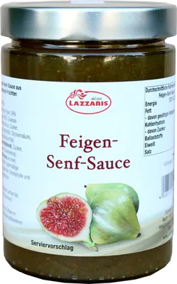Immagine prodotto di Salsa di senape ai fichi Lazzaris 710g