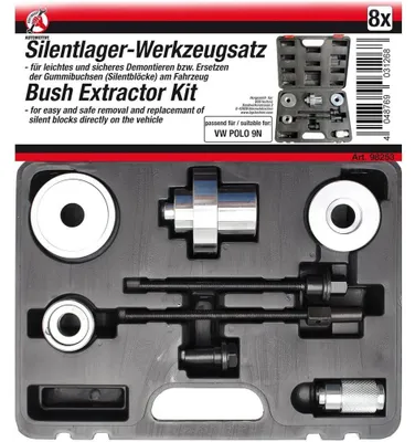 Image de KRAFTMANN 98253 Jeu d'outils pour silentblocs, VW Polo 9N
