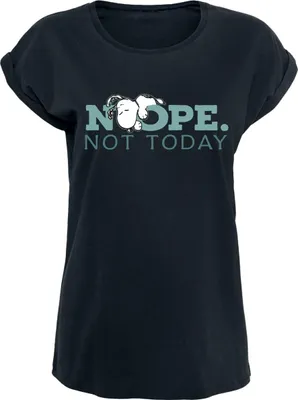 Produktbild von Peanuts T-Shirt Damen Snoopy - Nope. Not Today schwarz L