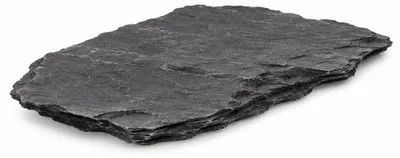 Produktbild von Aquarium Natursteine Schieferplatten Deko schwarz grau 1 Stück 10-30cm 1,4-2,0kg