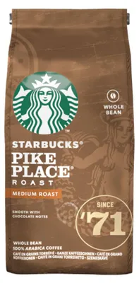 Zdjęcie produktu dla Starbucks PIKE PLACE ROAST, 200 g, Kawa, Średnie palona, 1 szt., Torba