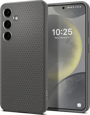 Produktbild von Spigen Liquid Air Hülle für Samsung Galaxy S24 - grau
