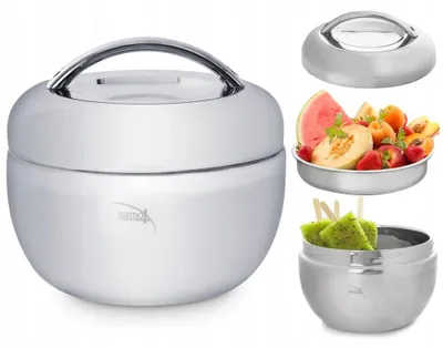 Produktbild von Orion Speise-Thermoskanne Edelstahl Lunchbox Warm 2L