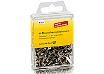 Produktbild von Deutsche Post Musterbeutelklammern, 60er-Set