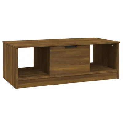 Obrázek produktu pro vidaXL Konferenční stolek hnědý Dub Optika 102x50x36 cm Dřevěný materiál