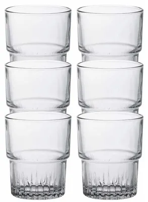 Produktbild von Duralex Kaffeeglaser Empilable - 6x - transparent - Glas - 200 ml