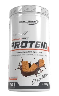Produktbild von Best Body Gourmet Premium Pro Protein - 500g Chocolatius