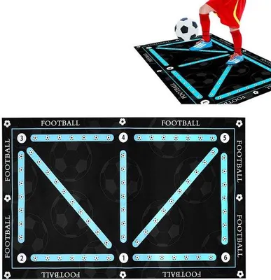 Productafbeelding van Voetbalmat Antislip - Trainingsmat - Schokabsorptie - Multifunctioneel - 90 x 60 cm - Verbetering van Coördinatie