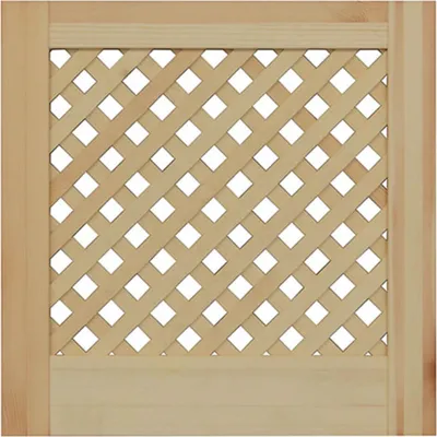 Produktbild von ben+camilla.com Gittertür 39,5x39,4cm Massivholz Kiefer
