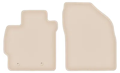 Produktbild von DURBAN Beige Velours-Fußmatten vorne für Toyota Auris I Schrägheck (2006-2013)