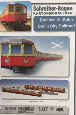 Produktbild von Schreiber-Bogen Kartonmodellbau Berliner S-Bahn HO