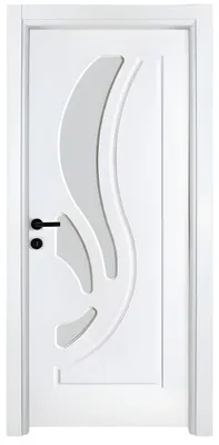 Produktbild von Hochwertige Weiße Einzeltür Designer Wohnungstüren PVC-Beschichtung