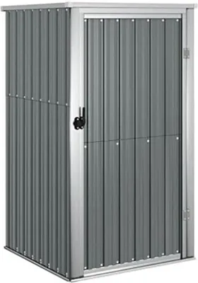 Productafbeelding van Houten tuinhuis - Opbergruimte voor tuingereedschap - 88 x 89 x 161 cm - Grijs