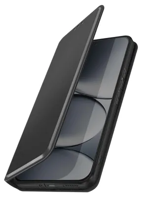 Image de Avizar, étui à rabat avec compartiment pour cartes et support pour Redmi Note 15 Pro 5G, noir