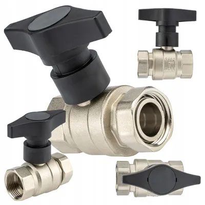 Produktbild von DAMIX Kugelhahn mit Verschraubung 1 Zoll DN25 Messing