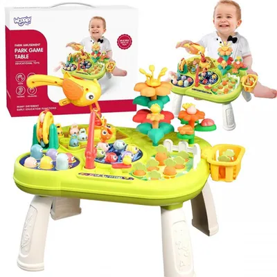 Produktbild von Woopie Baby Montessori 8-in-1 interaktives Multifunktionstischset