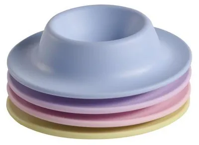 Produktbild von APS 85298 Eierbecher EGGY, 4er-Set, Melamin, Ø 8,5 cm, Höhe 2 cm, bunt