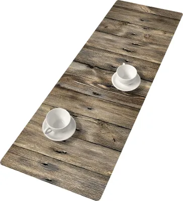 Produktbild von BERTONI Filz Tischläufer, Tischdecke mit Muster Bank Tischdekoration NUSS 95x33 cm
