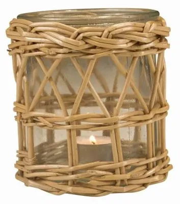 Imagen del producto de Linterna de ratán Mars & More, dimensiones: 15 cm
