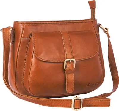 Produktbild von Benthill Damen Handtasche Leder - Shopper aus weichem hochwertigem Echt-Leder - Vintage Fashion Bag Beutel - Schultertasche - Umhängetaschen