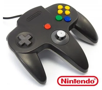 Produktbild von Original Nintendo 64 - N64 - Controller Gamepad schwarz/grau