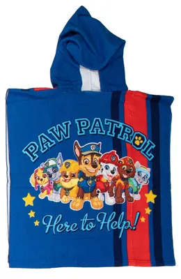 Immagine prodotto di Paw Patrol Here to Help Strandtuch Poncho 55x110 cm